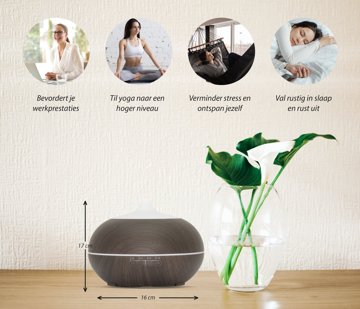 Sun Shine Pro - Dark Wood - Aroma Diffuser